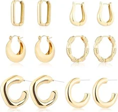 Allhola Huggie Hoops Earring