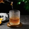 Drinking glasses with embossed pearl