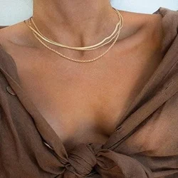 Gold Plated Layered Necklace