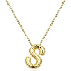 Gold Plated Letter Pendant