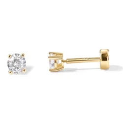 PAVOI flat back stud earrings