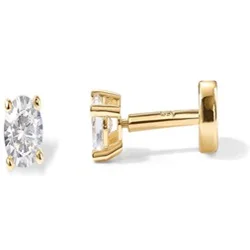 Pavoi Flat Back Stud Earrings Gold